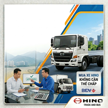 Mua xe Hino không cần thế chấp